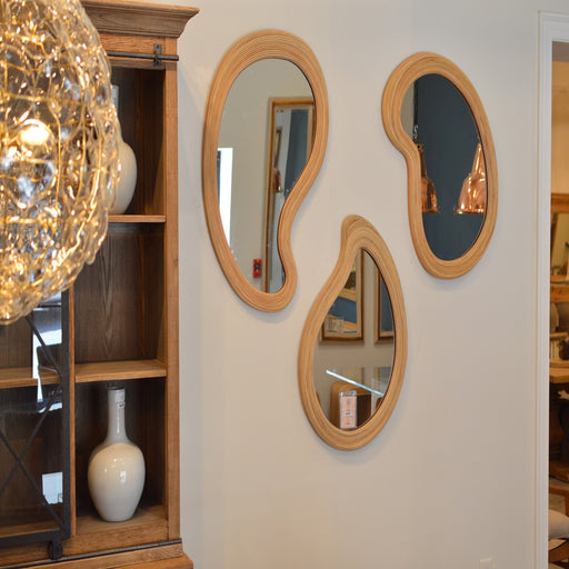 GJ Styles - Set of Three Live Edge Mirrors - FI15 - GreatFurnitureDeal