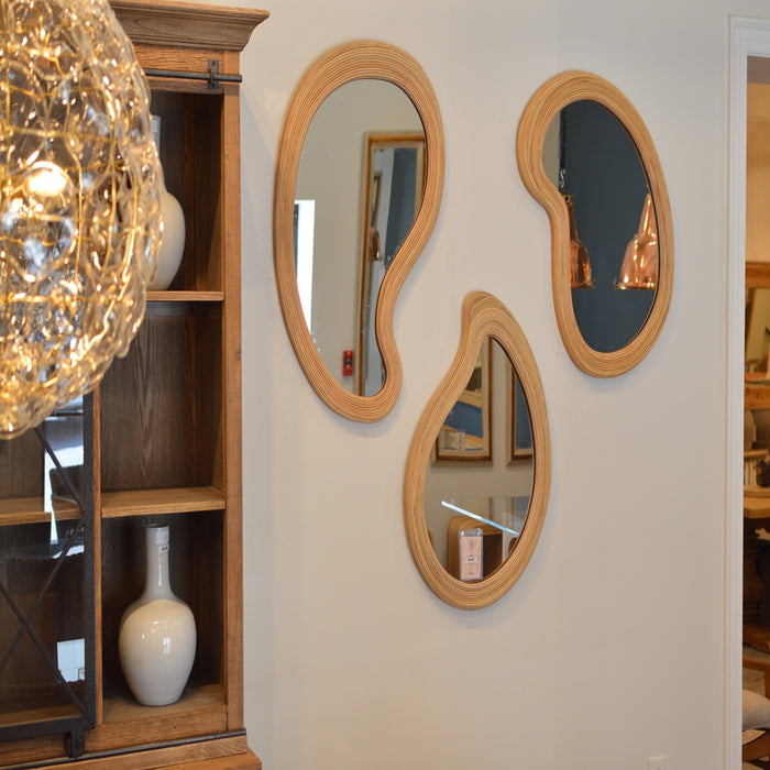 GJ Styles - Set of Three Live Edge Mirrors - FI15