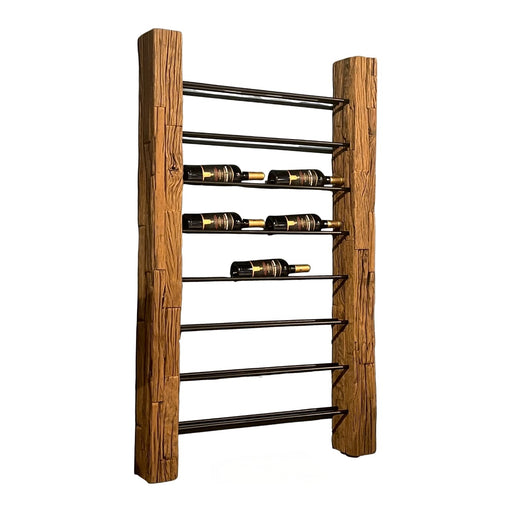 GJ Styles - Railway Double Wine Rack - FI18 - GreatFurnitureDeal