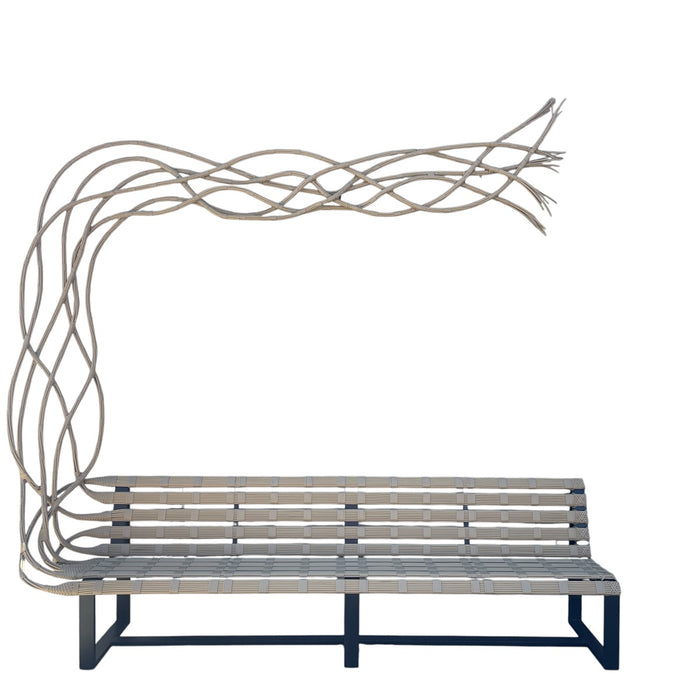 GJ Styles - Outdoor Bench with Organic Design - FI19