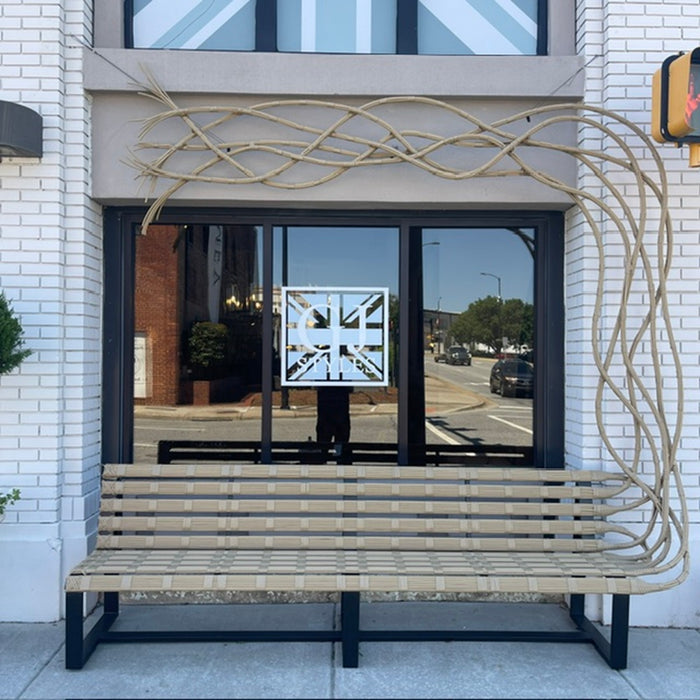 GJ Styles - Outdoor Bench with Organic Design - FI19