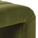 Worlds Away - Finch Horizontal Channeled Stool In Olive Green Velvet - FINCH OLV - GreatFurnitureDeal