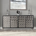 Furniture of America - Beckham Sideboard in Weathered Black/Silver - FM-AC9000SV - GreatFurnitureDeal