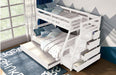 Furniture of America - Ellington Twin/Full Bunk Bed in White - FM-BK611WH-BED - GreatFurnitureDeal