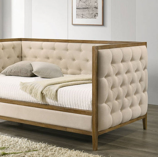 Furniture of America - Adara Twin Daybed in Natural Oak - FM1200NT-BED - GreatFurnitureDeal