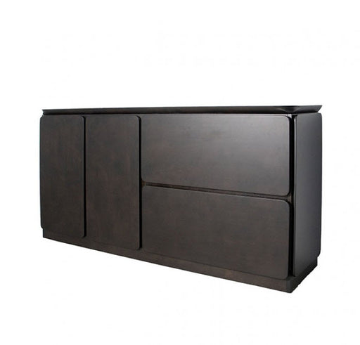 Furniture of America - Sargans Sideboard in Black - FM30000BK-SV - GreatFurnitureDeal