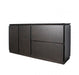 Furniture of America - Sargans Sideboard in Black - FM30000BK-SV - GreatFurnitureDeal