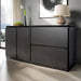 Furniture of America - Sargans Sideboard in Black - FM30000BK-SV - GreatFurnitureDeal