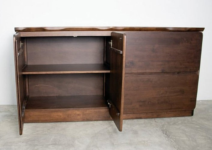 Furniture of America - Logstor Sideboard in Rich Walnut - FM30002WN-SV - GreatFurnitureDeal