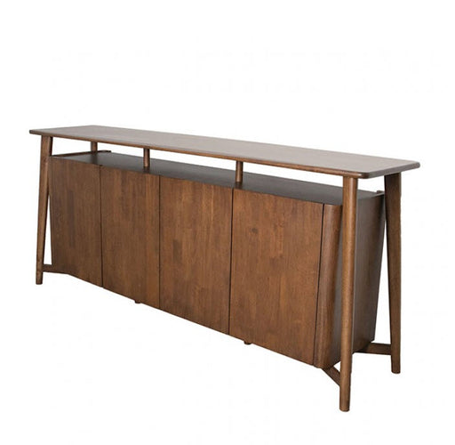 Furniture of America - Hadsten 4-Door Sideboard in Rich Walnut - FM30004WN-SV-PK - GreatFurnitureDeal