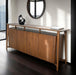 Furniture of America - Hadsten 4-Door Sideboard in Rich Walnut - FM30004WN-SV-PK - GreatFurnitureDeal