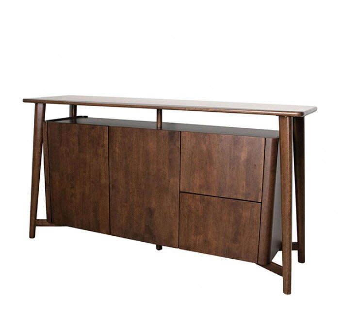 Furniture of America - Sargans 2-Door Sideboard in Rich Walnut - FM30006WN-SV-PK - GreatFurnitureDeal
