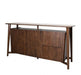 Furniture of America - Sargans 2-Door Sideboard in Rich Walnut - FM30006WN-SV-PK - GreatFurnitureDeal