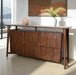 Furniture of America - Sargans 2-Door Sideboard in Rich Walnut - FM30006WN-SV-PK - GreatFurnitureDeal