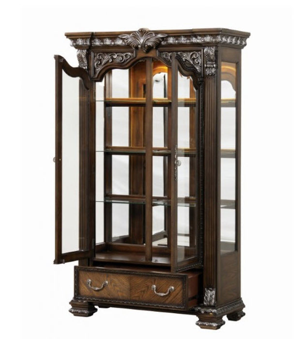 Furniture of America - Promenade Curio Cabinet in Dark Brown - FM31002DB-CR - GreatFurnitureDeal