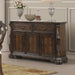 Furniture of America - Leovanni Sideboard in Dark Brown - FM31003DB-SV - GreatFurnitureDeal