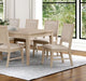 Furniture of America - Sandnes 7 Piece Dining Table Set in Light Oak - FM3369AK-T-7SET - GreatFurnitureDeal