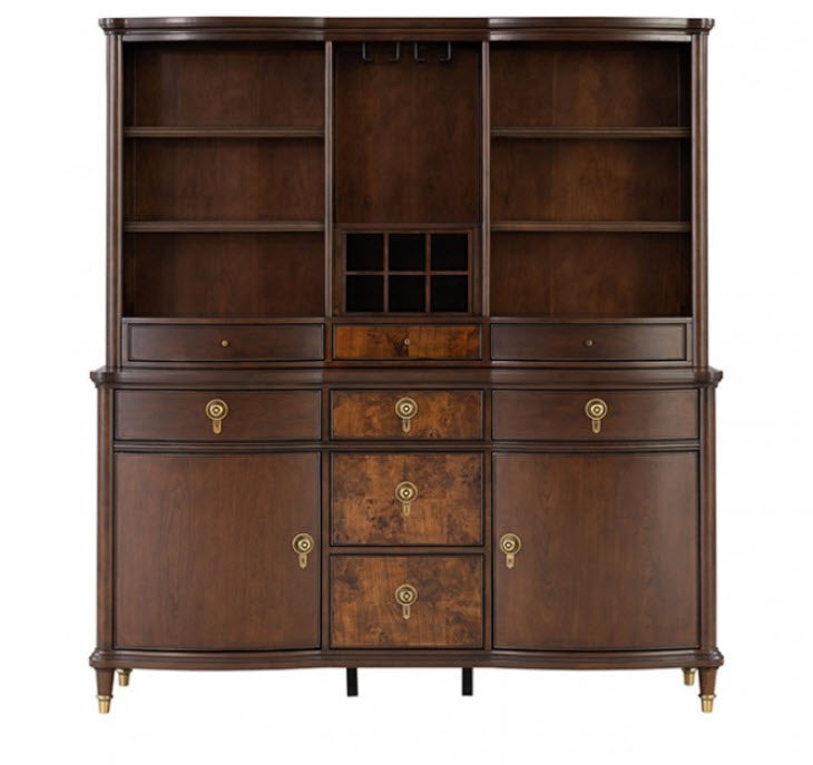 Furniture of America - Westerham Hutch with Buffet in Dark Cherry - FM34001CH-HB-SET - GreatFurnitureDeal