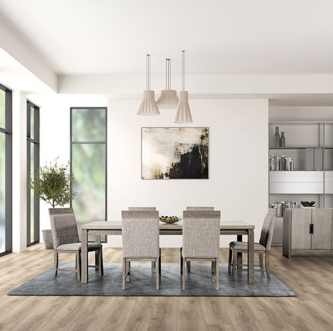 Furniture of America - Gristalt Sideboard in Gray/Stone Gray - FM3597GY-SV - GreatFurnitureDeal