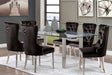 Furniture of America - Silvestri Dining Table in Chrome - FM37000SV-T-TABLE - GreatFurnitureDeal