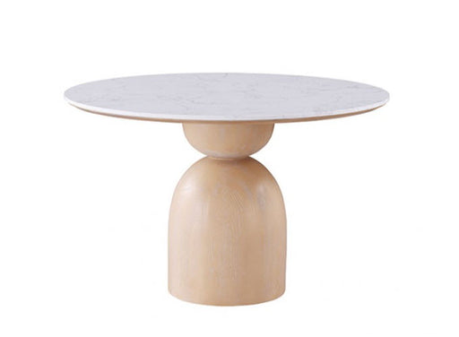 Furniture of America - Neasden 5 PIece Dining Table Set in Natural/Black/White - FM37003NT-T-TABLE-5SET - GreatFurnitureDeal