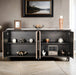 Furniture of America - Lakeside Sideboard in Black/Natural - FM39003BK-SV - GreatFurnitureDeal