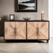 Furniture of America - Lakeside Sideboard in Black/Natural - FM39003BK-SV - GreatFurnitureDeal