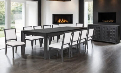 Furniture of America - Hatton Cross 4 Door Cabinet in Weathered Black - FM39011BK-SV - GreatFurnitureDeal