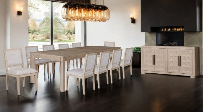 Furniture of America - Hatton Cross Sideboard in Tawny - FM39011NT-SV - GreatFurnitureDeal