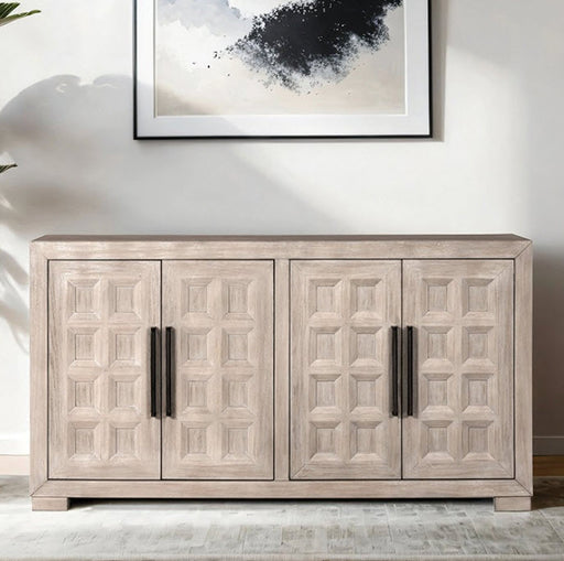 Furniture of America - Hatton Cross Sideboard in Tawny - FM39011NT-SV - GreatFurnitureDeal