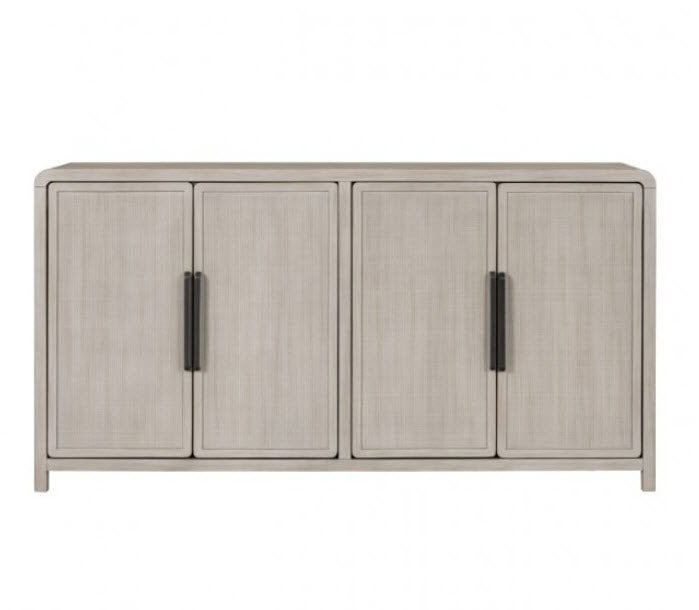Furniture of America - Belize 4 Door Cabinet in Gray Fog - FM39016AK-SV - GreatFurnitureDeal