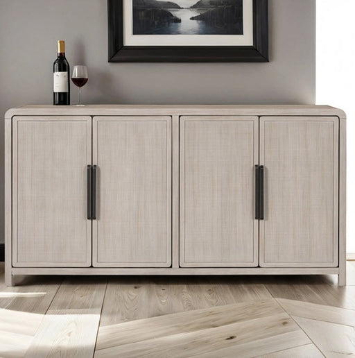 Furniture of America - Belize 4 Door Cabinet in Gray Fog - FM39016AK-SV - GreatFurnitureDeal