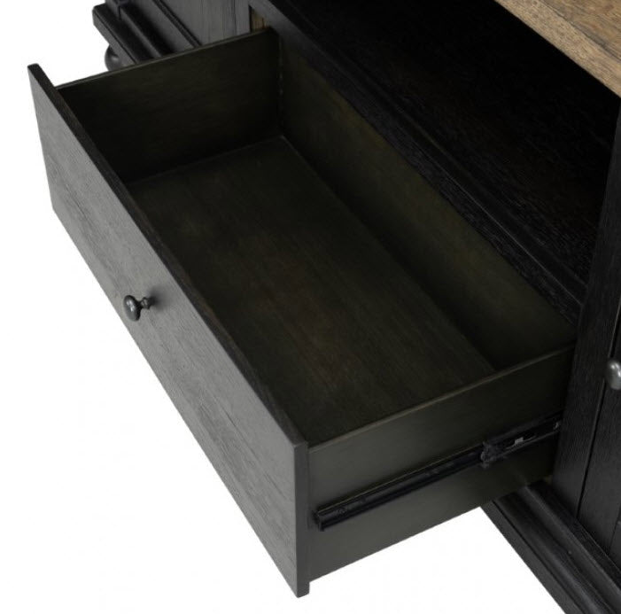 Furniture of America - Neue Mills TV Console in Weathered Black/Brown - FM40009BK-TV - GreatFurnitureDeal