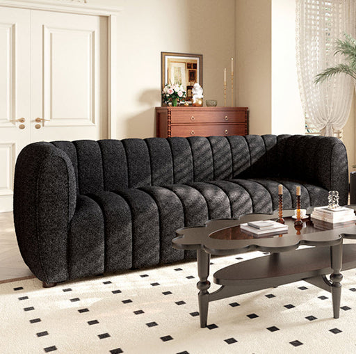 Furniture of America - Aversa Sofa in Black - FM61002BK-SF - GreatFurnitureDeal