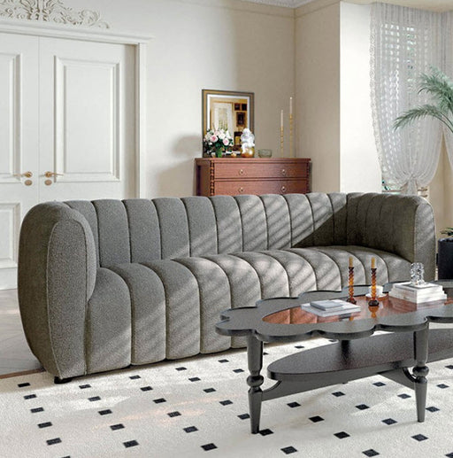 Furniture of America - Aversa Sofa in Charcoal Gray - FM61002GY-SF - GreatFurnitureDeal