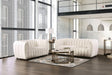Furniture of America - Aversa 2 Piece Sofa Set in Off-White - FM61002WH-SF-LV - GreatFurnitureDeal