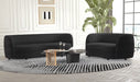 Furniture of America - Versoix Loveseat in Black - FM61003BK-LV - GreatFurnitureDeal