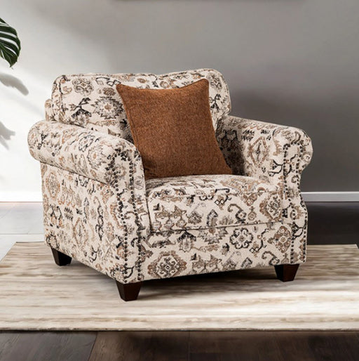 Furniture of America - Buckhurst Accent Chair in Taupe - FM61110TP-CH-PT - GreatFurnitureDeal