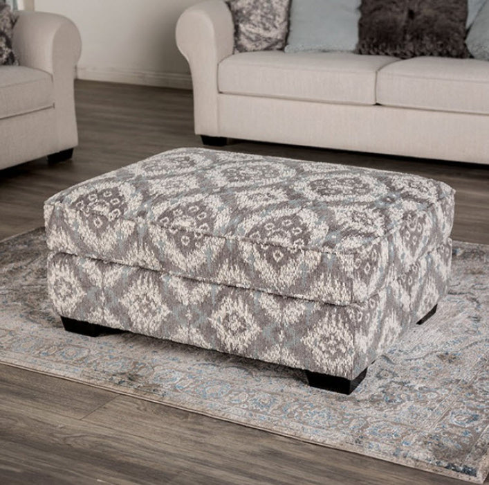 Furniture of America - Queensbury 4 Piece Living Room Set in White - FM61113WH-SF-4SET - GreatFurnitureDeal