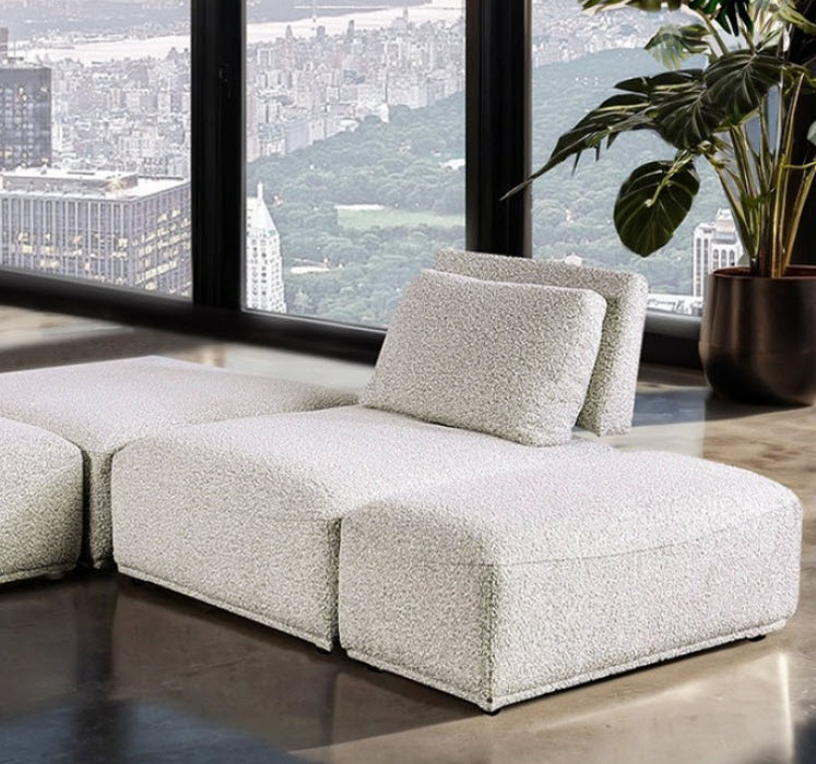 Furniture of America - Stavanger L-Sectional in Light Gray - FM63001LG-F - GreatFurnitureDeal