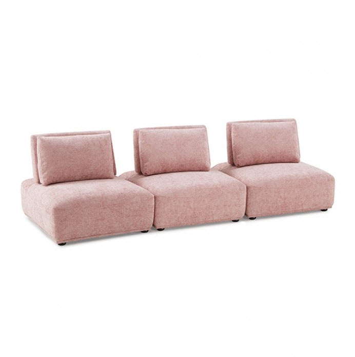 Furniture of America - Stavanger 3-Seater Sofa in Pink - FM63001PK-A - GreatFurnitureDeal