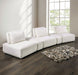 Furniture of America - Stavanger Curved 3-Seater Sofa in White - FM63001WH-G - GreatFurnitureDeal