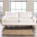 Furniture of America - Monthey Sofa in Oak/Linen White - FM63008OA-SF - GreatFurnitureDeal