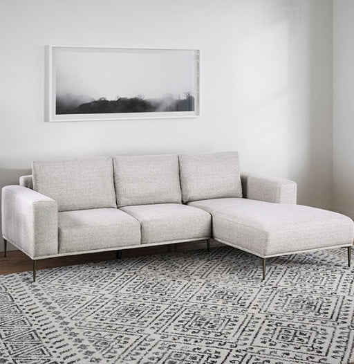 Furniture of America - Forde Sectional, Right Chaise in Gray - FM63009GY-SECT-R - GreatFurnitureDeal