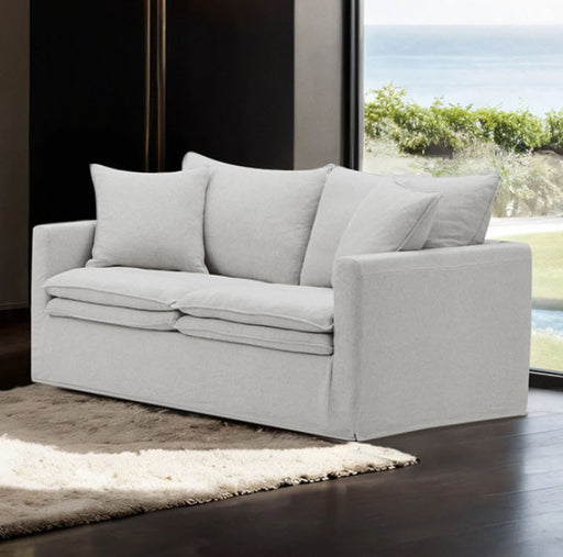 Furniture of America - Crayford Loveseat in Light Gray - FM63010LG-LV - GreatFurnitureDeal