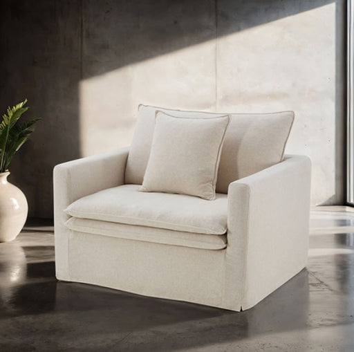 Furniture of America - Crayford Chair in Taupe - FM63010TP-CH - GreatFurnitureDeal