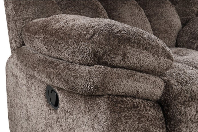 Furniture of America - Hieronymus 3 Piece Living Room Set in Dark Brown - FM64001DB-SF-M-3SET - GreatFurnitureDeal