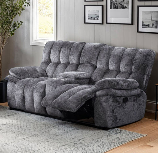 Furniture of America - Hieronymus 2 Piece Power Sofa Set in Dark Gray - FM64001DG-SF-M-2SET - GreatFurnitureDeal