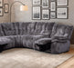 Furniture of America - Hieronymus Power Sectional in Dark Gray - FM64001DG-SECT-PM - GreatFurnitureDeal
