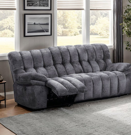 Furniture of America - Hieronymus Manual Sofa in Dark Gray - FM64001DG-SF-M - GreatFurnitureDeal